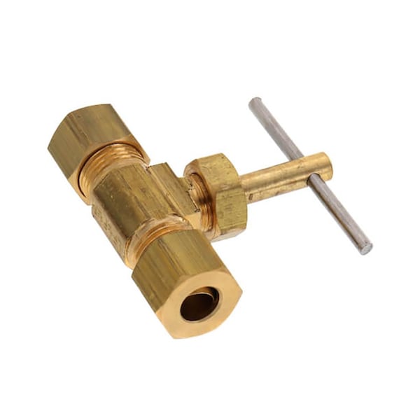 3/8 Inch Comp X 3/8 Inch Comp Straight Needle Valve